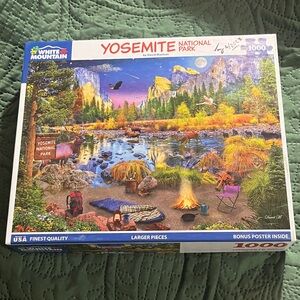 White Mountain Yosemite National Park Puzzle - Vibrant Nature Scene